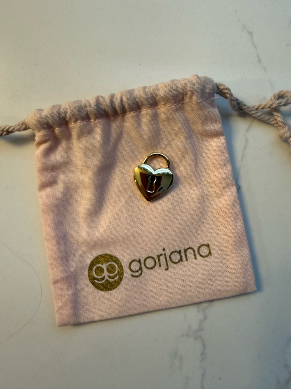 Gorjana heart padlock charm - Picture 2 of 2